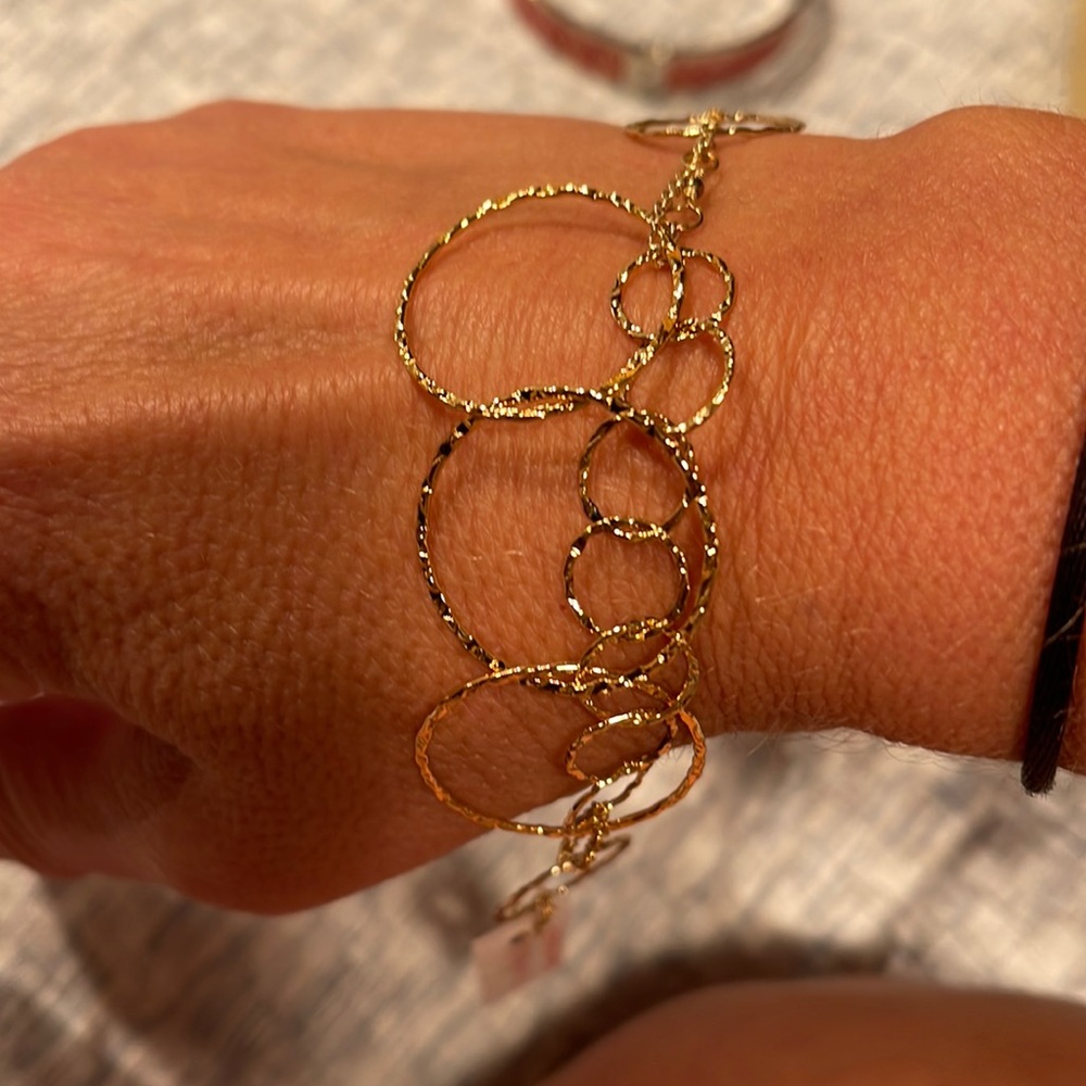 Charlene K 14k gold chain link bracelet